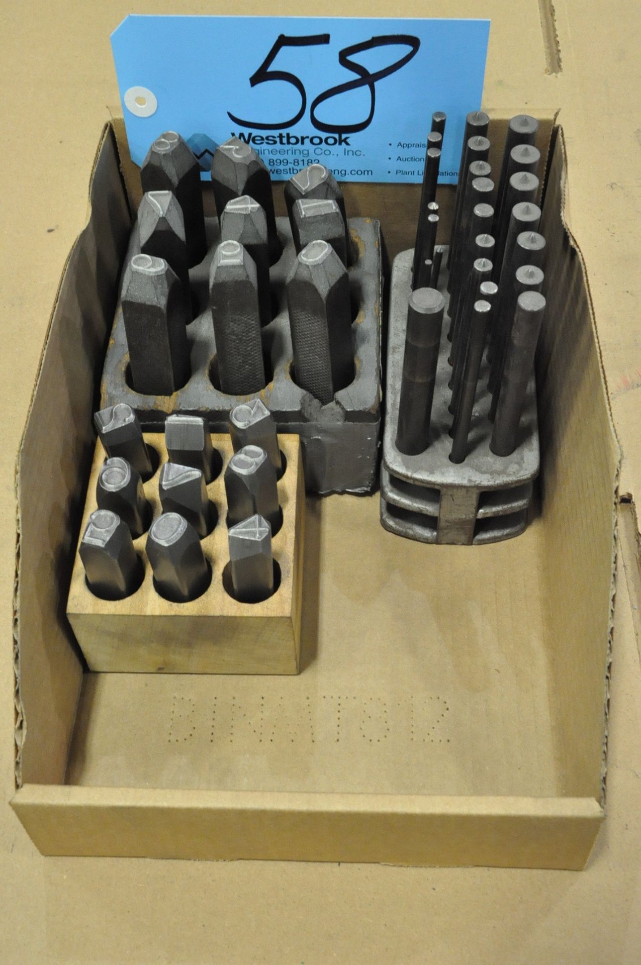 Lot-Hand Stamps and Drill Punches in (1) Box