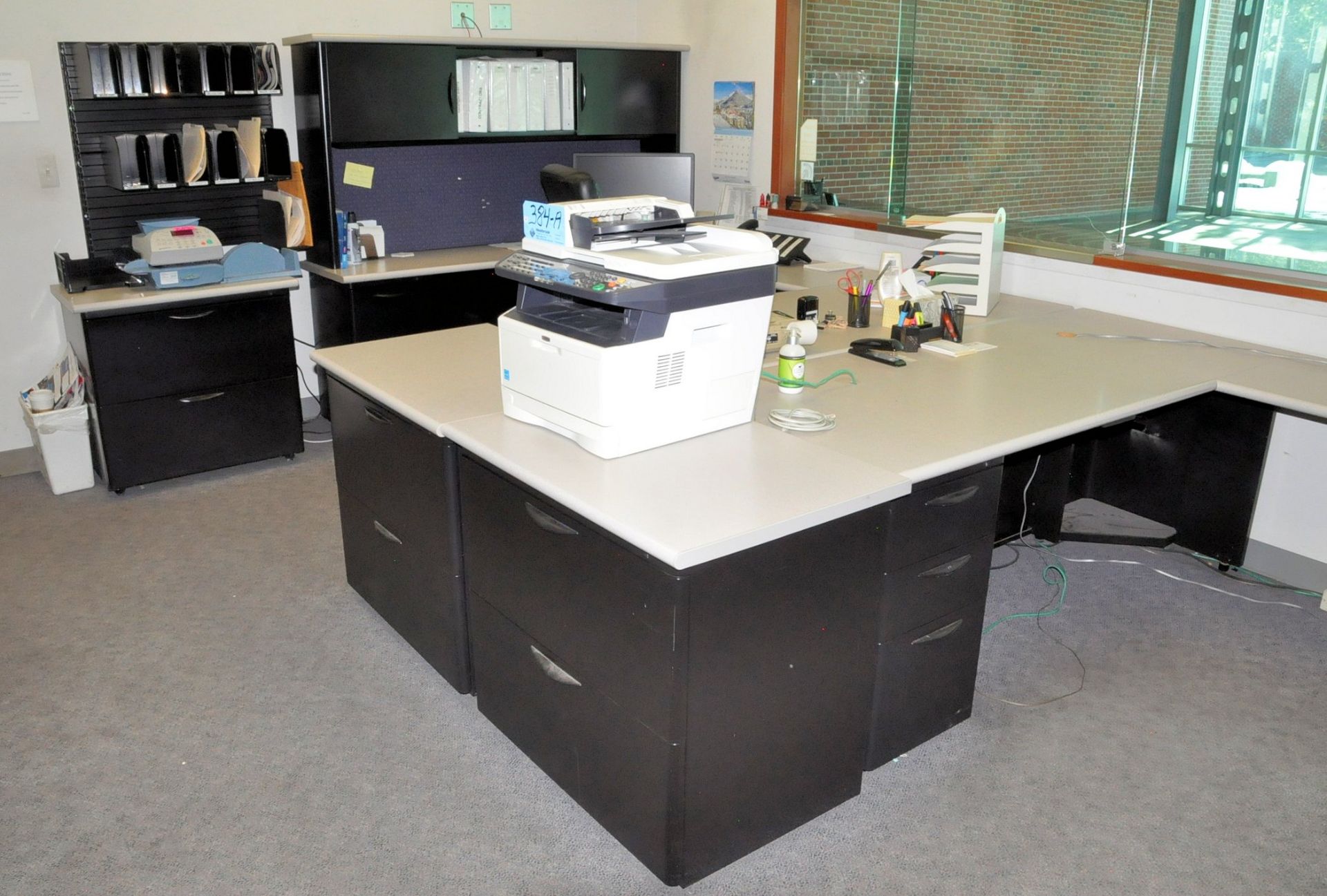 Lot-Modular Furniture and File Cabinets in (1) Office, (No Fax - Image 2 of 4