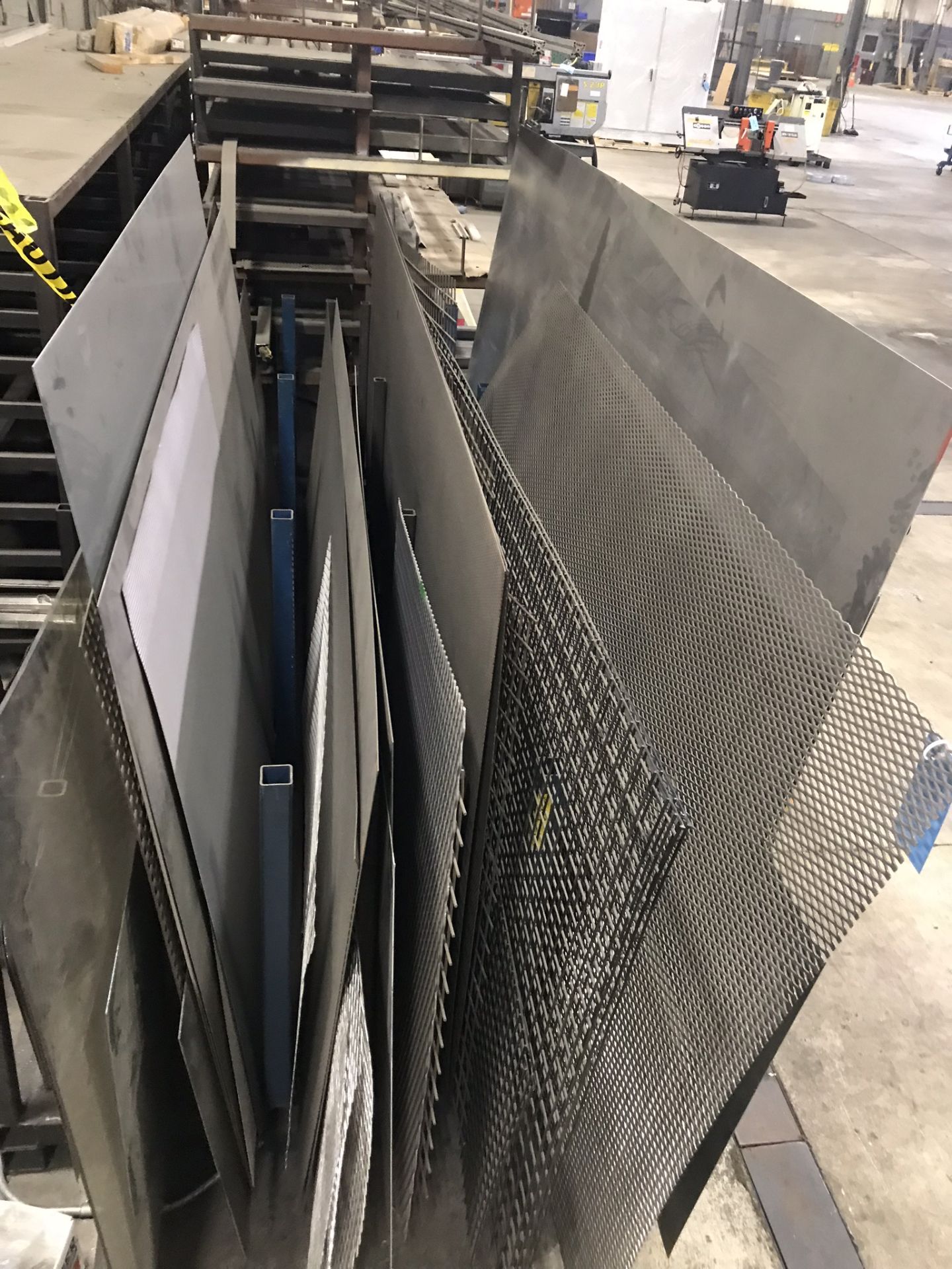 Lot-Various Metals Sheet Stock with Rack - Image 4 of 4