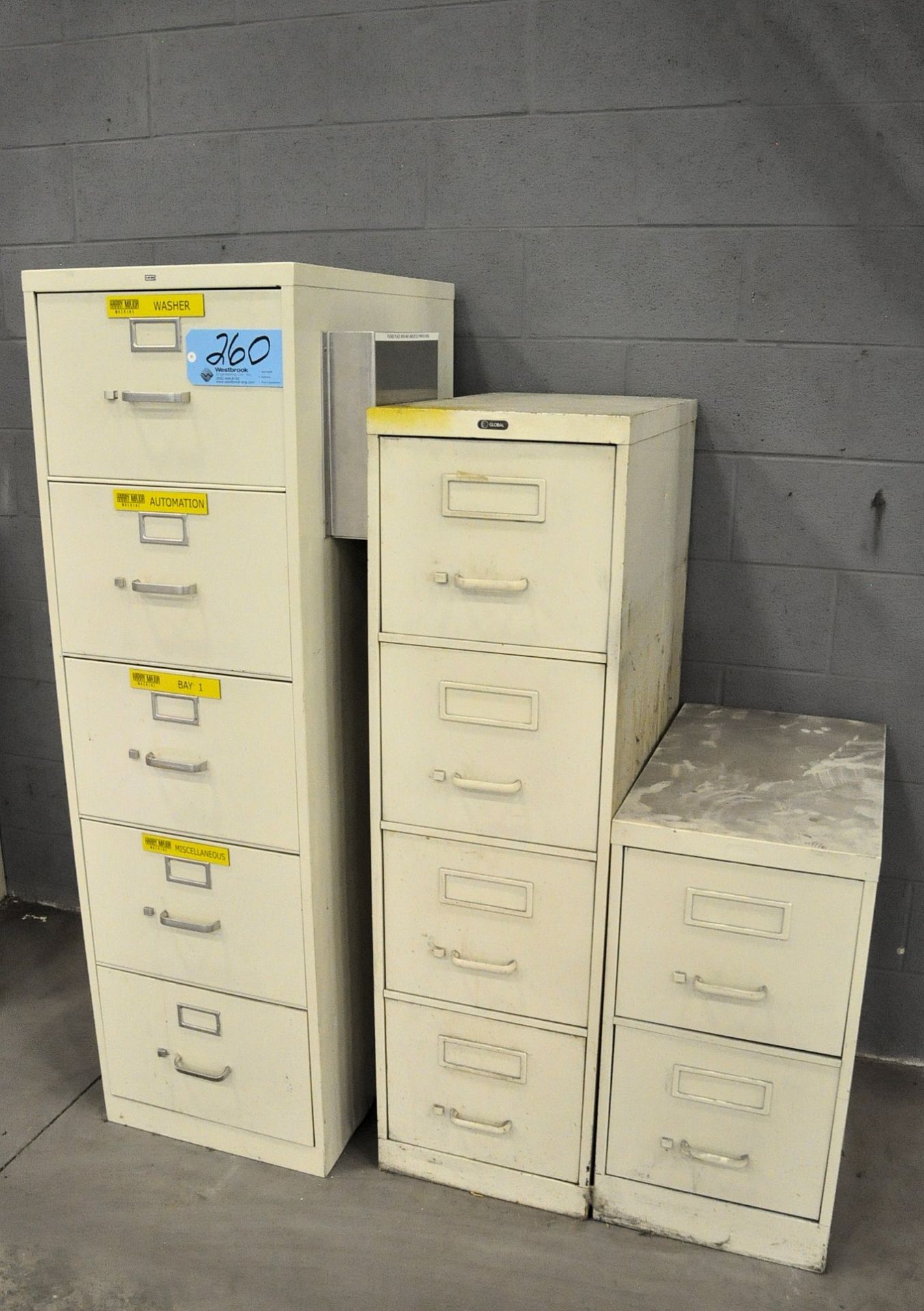 Lot-(3) File Cabinets