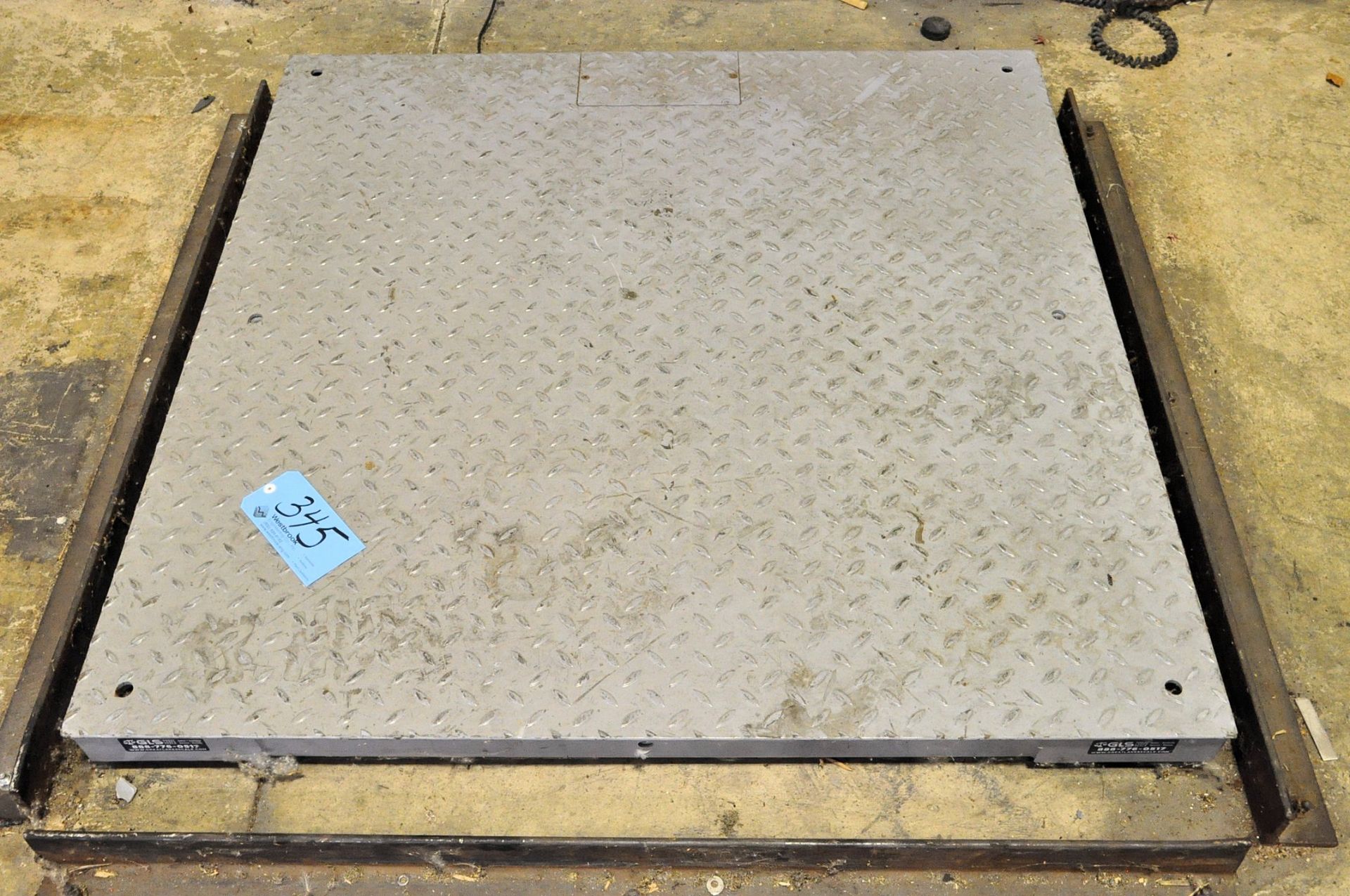 Brecknell 48" x 48" Floor Plate Scale with Brecknell 10,000-Lbs. - Image 2 of 3