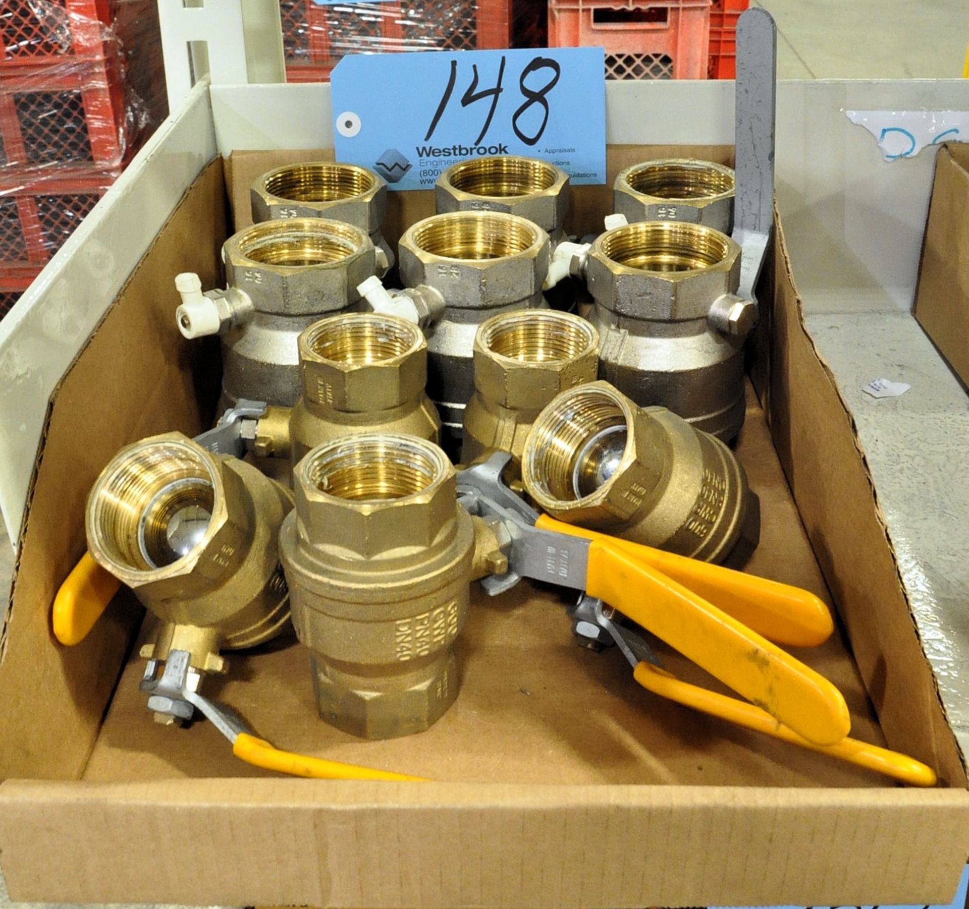 Lot-Brass Valves in (1) Box