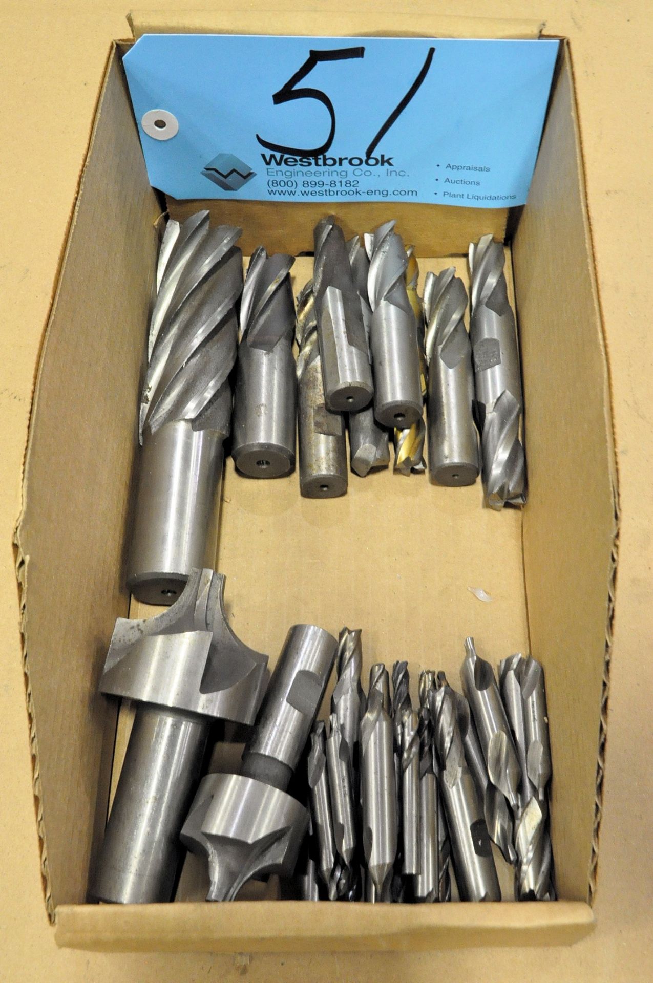 Lot-Single and Double End Mills in (1) Box