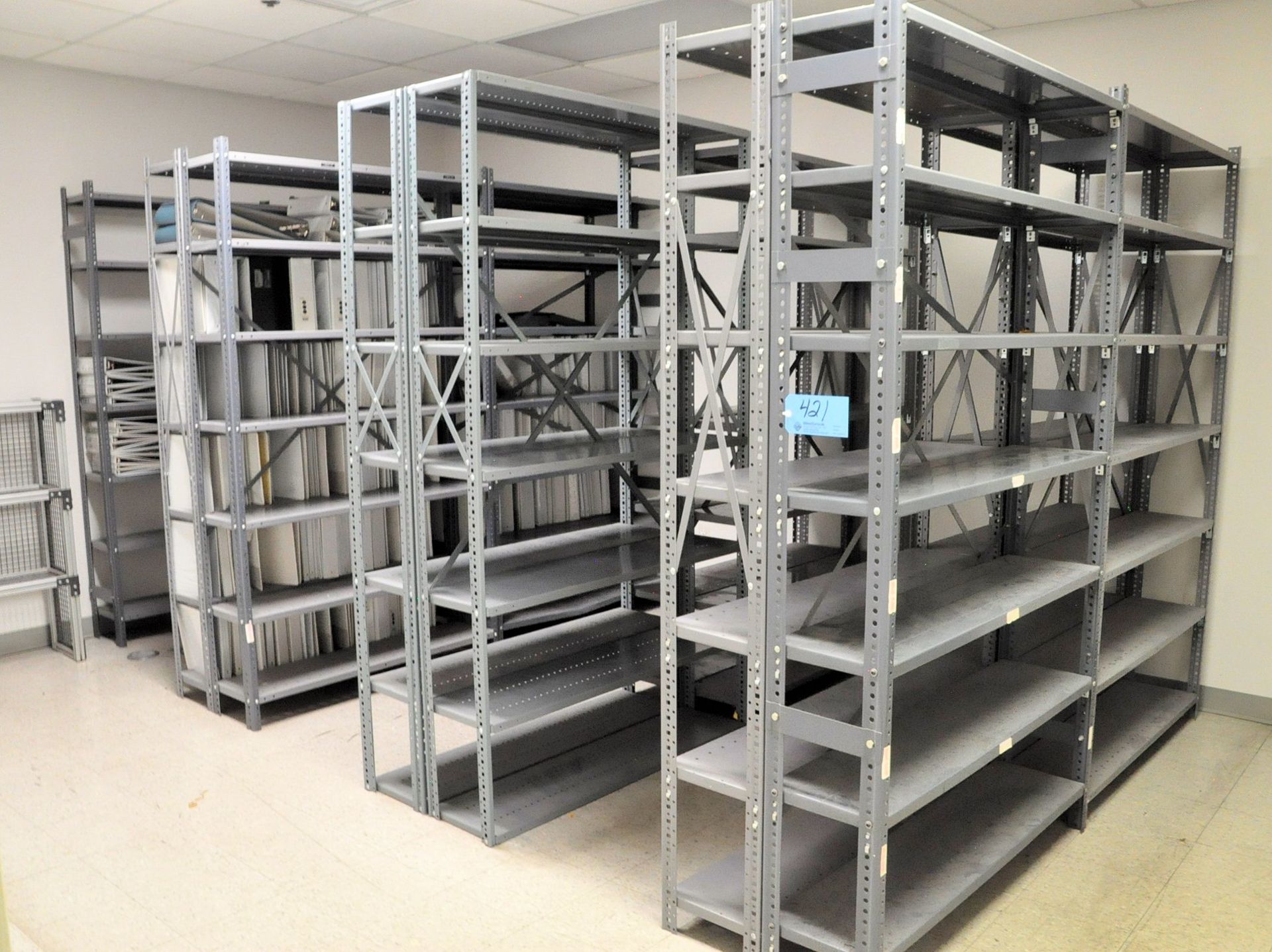 Lot-Shelving in (1) Store Room, (Office #118)