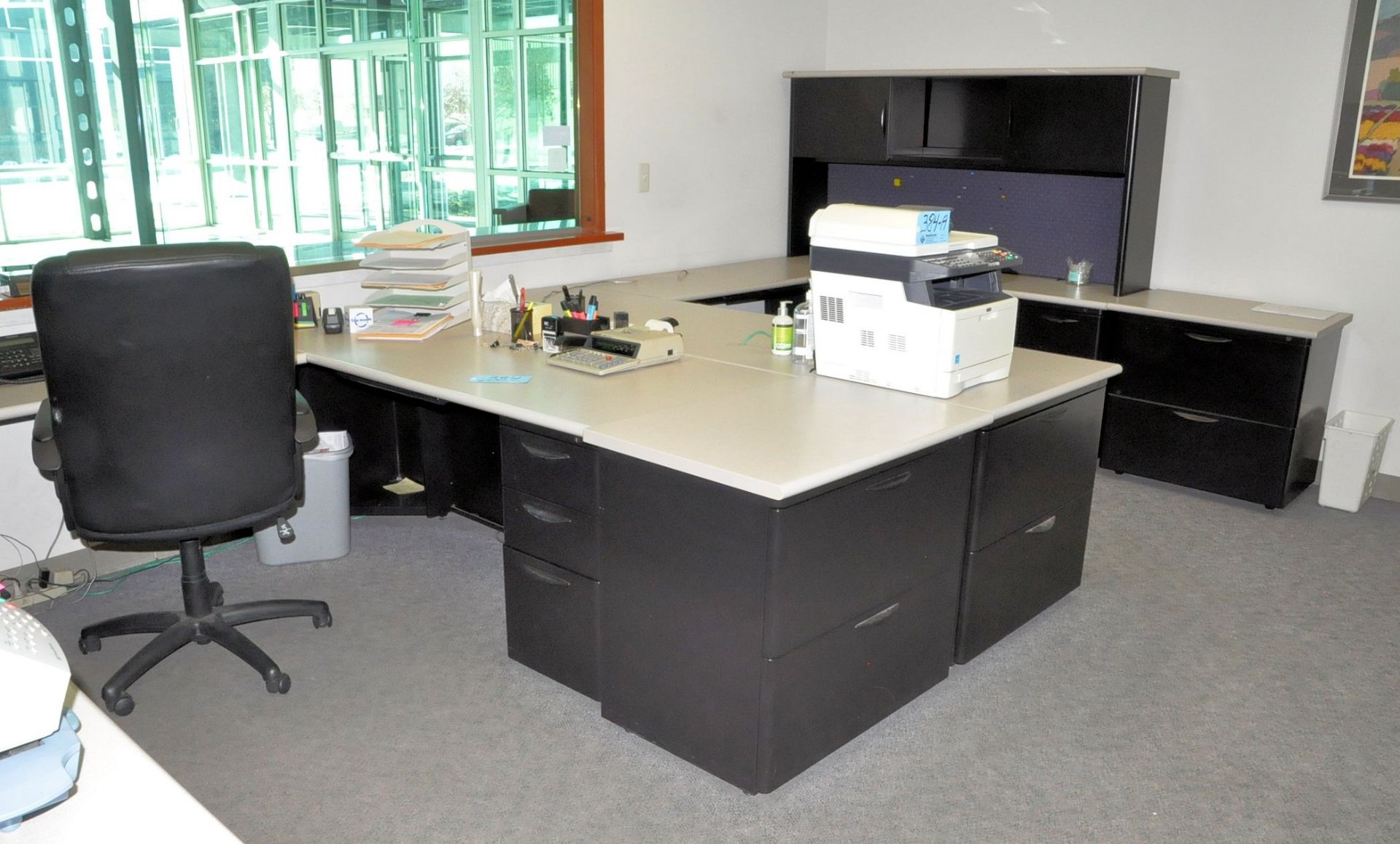 Lot-Modular Furniture and File Cabinets in (1) Office, (No Fax