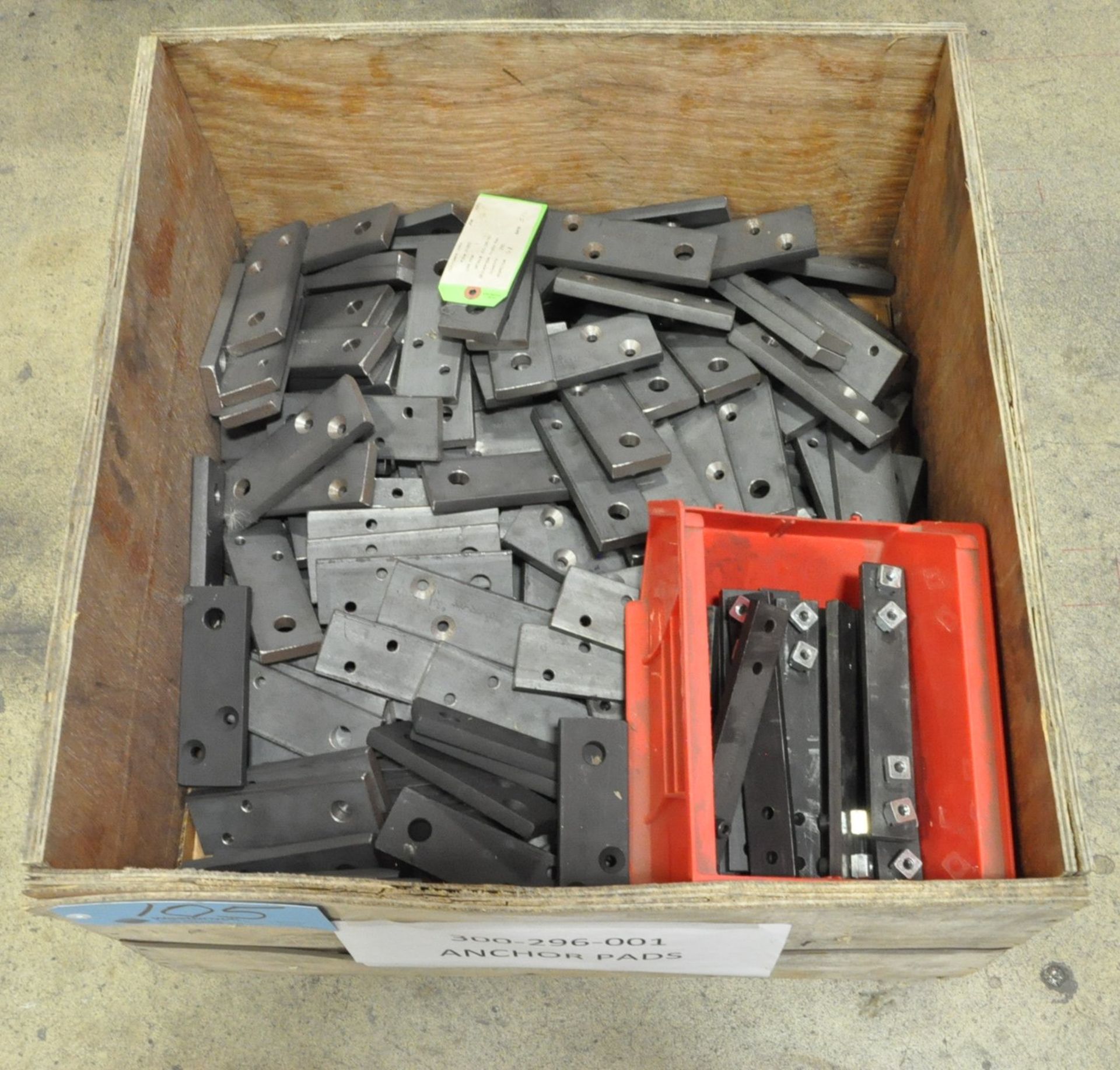 Lot-Drilled Plates in (1) Crate Box