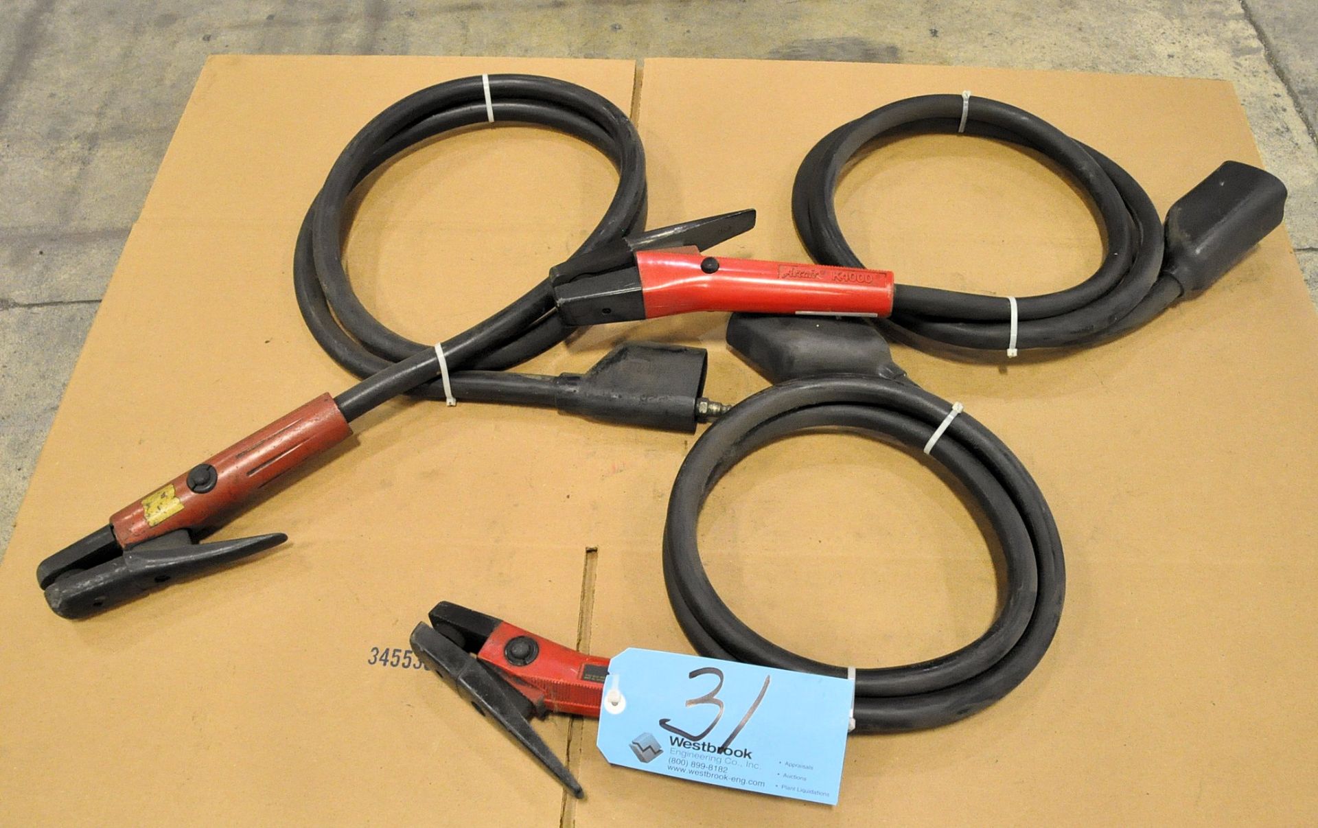 Lot-(3) Arcair Welding Leads