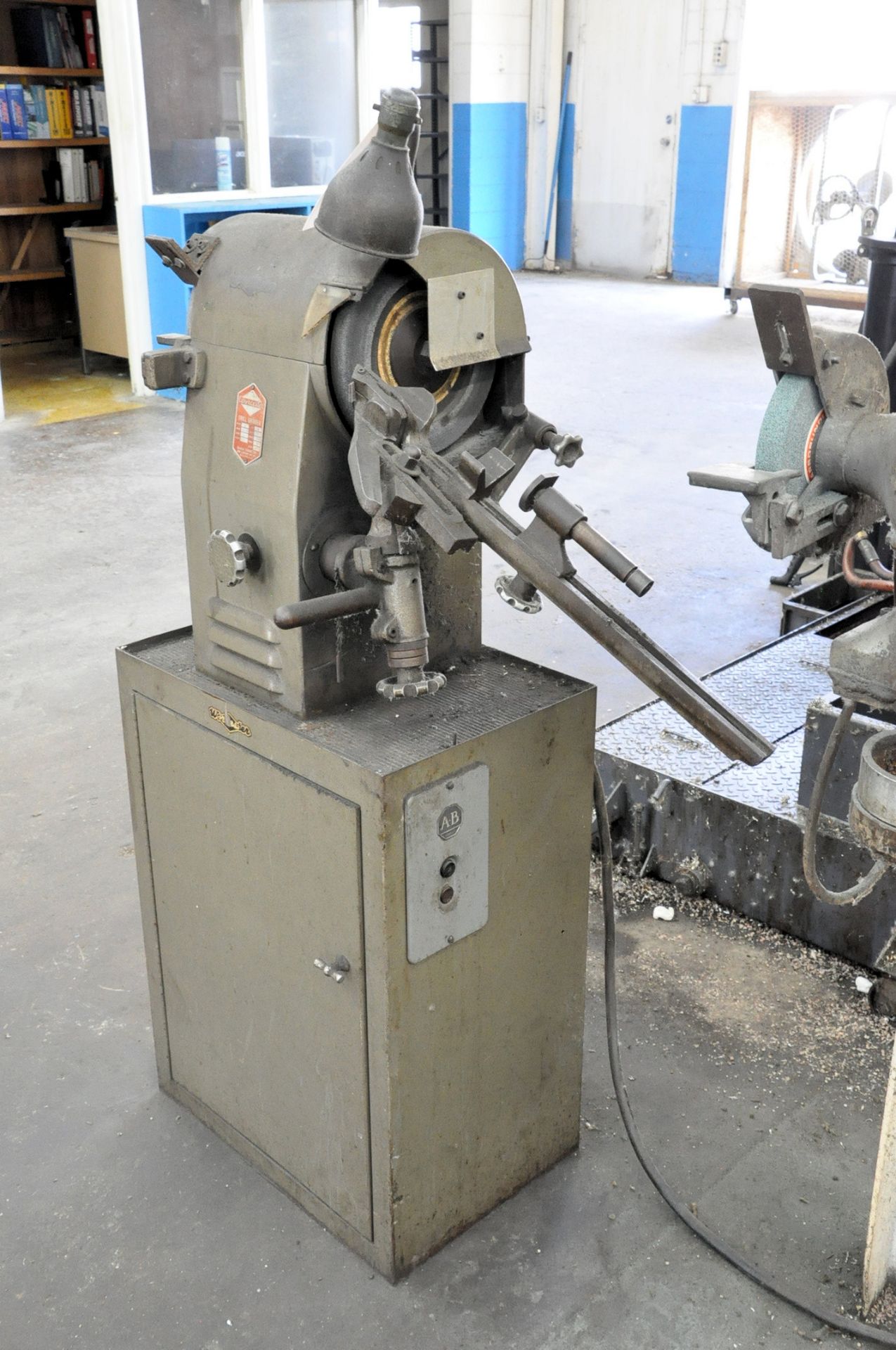 Worchester Model O, 1/2-HP Pedestal Type Drill Grinder, S/n 12175 - Image 2 of 2