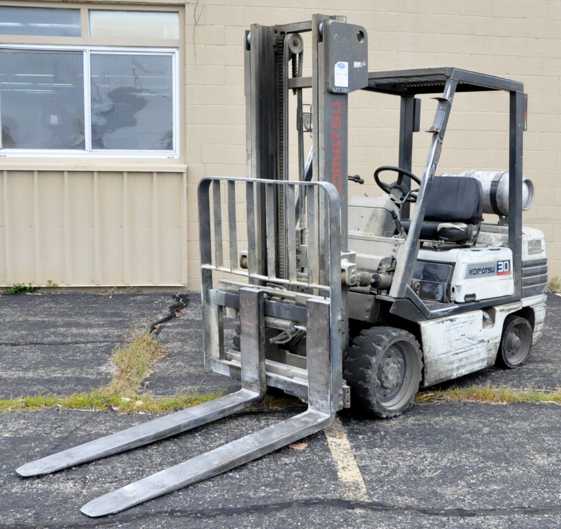 Komatsu Model FG30 SG-11, 6,000-Lbs. x 128" Lift Capacity, LP Gas Fork Lift Truck, S/n 320008A, Side