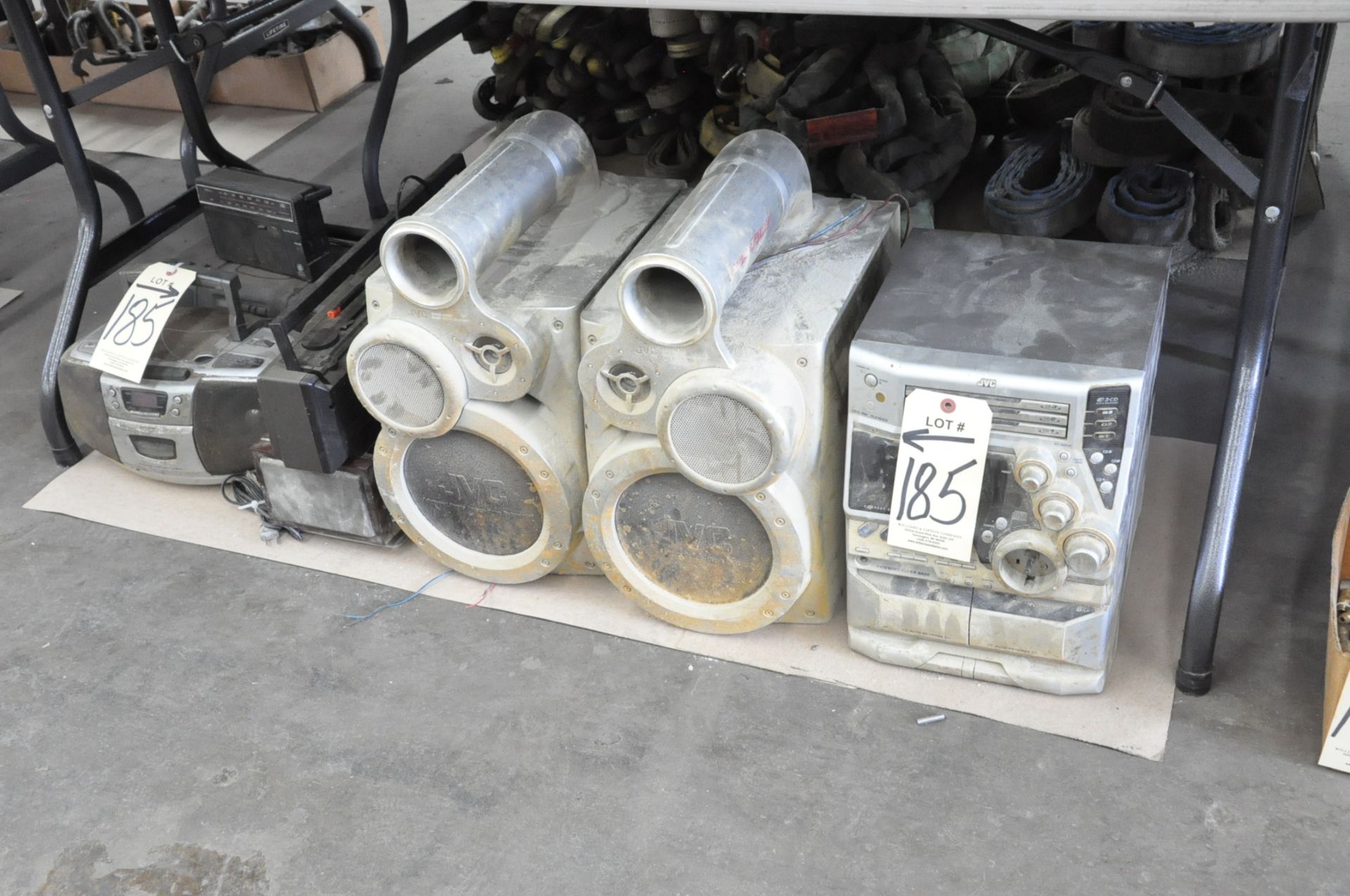 Lot-Various Radios Under (1) Table