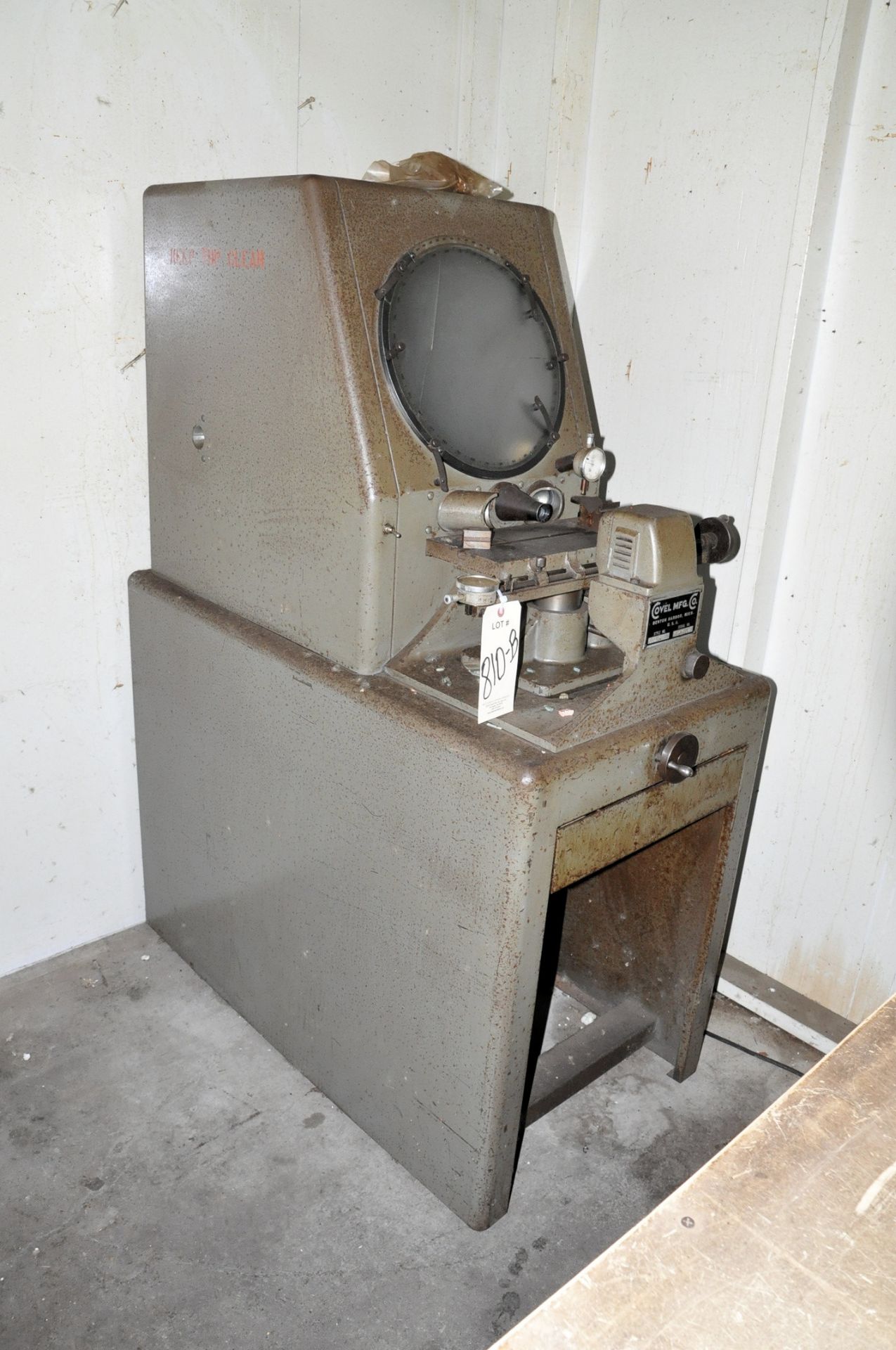 Covel Style No. 14, 14" Optical Comparator, S/n 14-1053