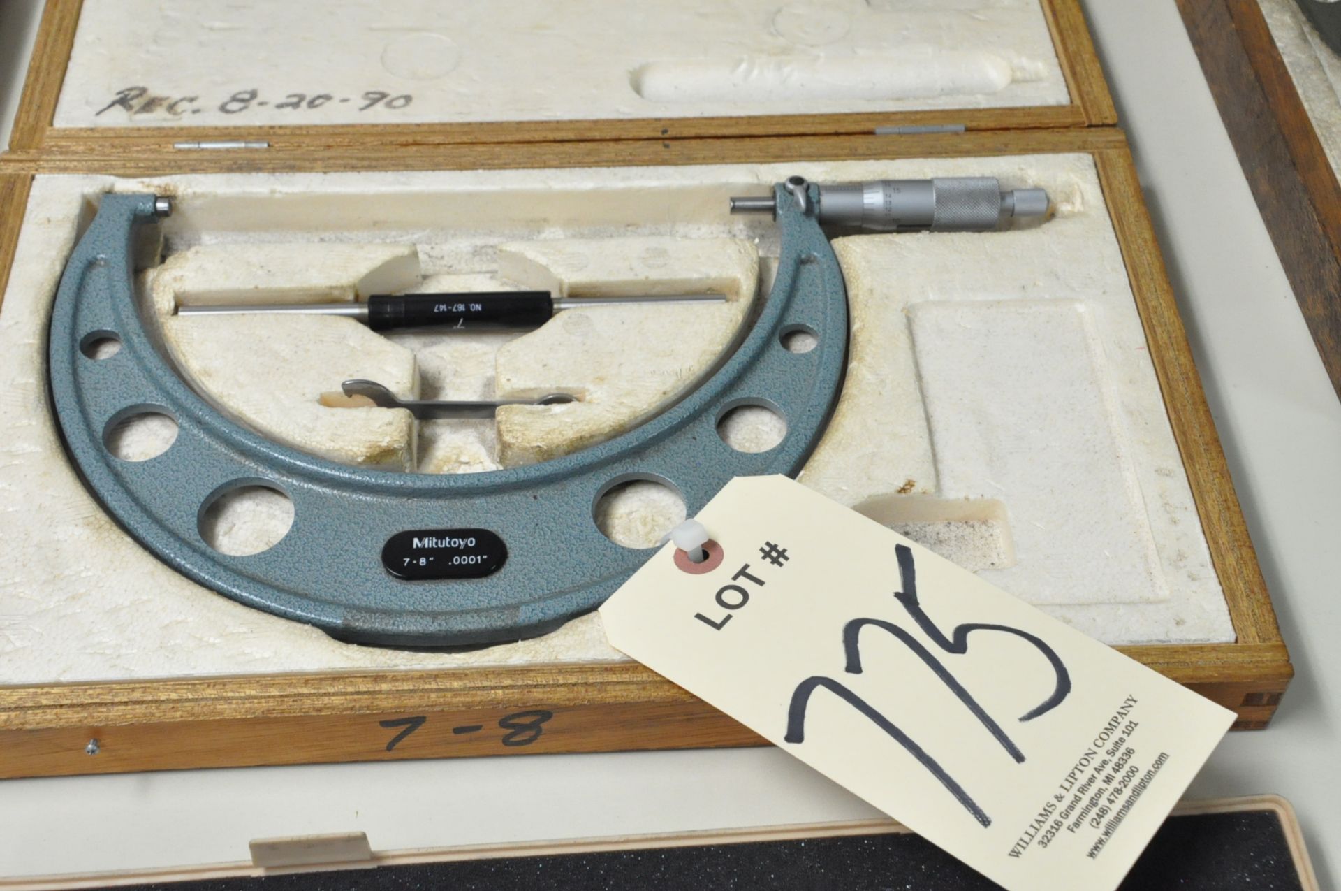 Mitutoyo 7 - 8" Micrometer with Case