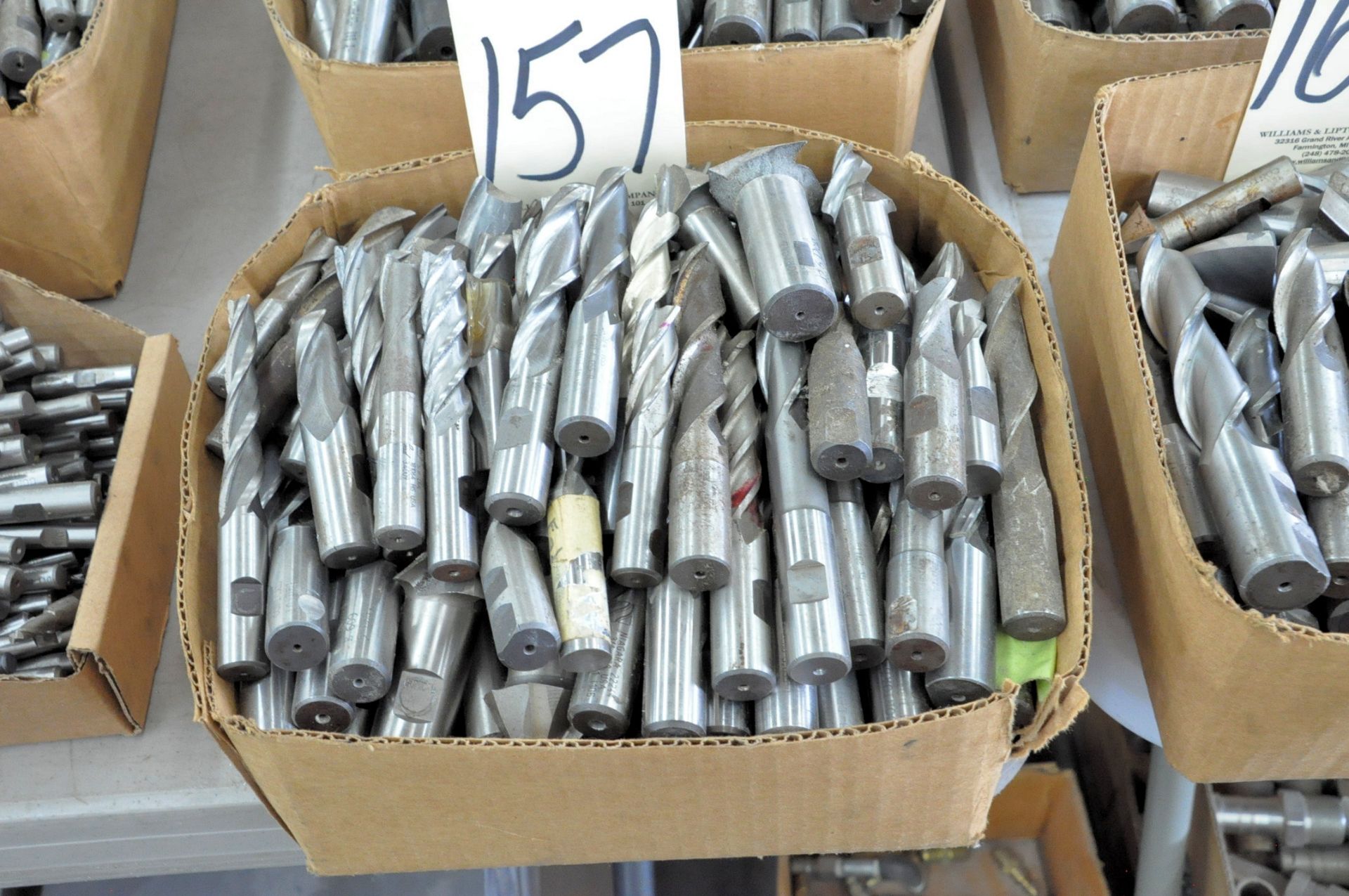 Lot-Single End Mills in (1) Box