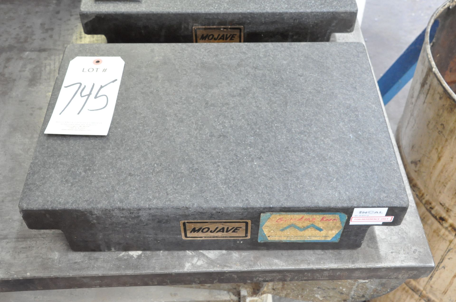 Mojave 12" x 18" x 4" 2-Ledge Black Granite Surface Plate