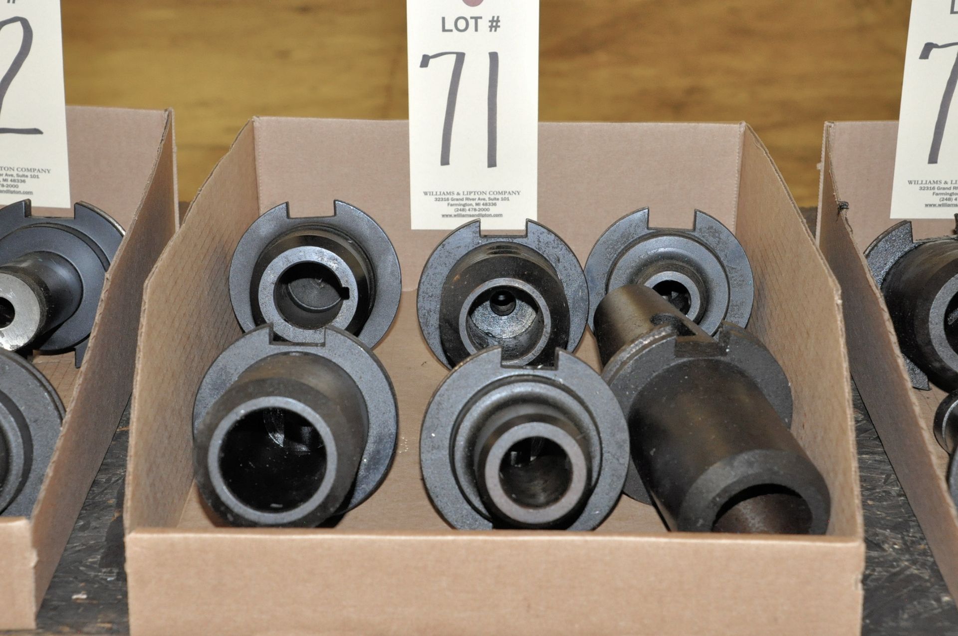 Lot-(6) CAT 50 Taper Tool Holders in (1) Box