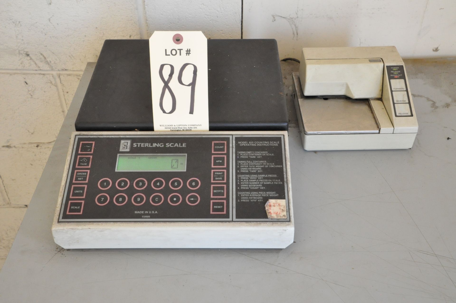 Sterling 48" x 48" Above Ground Floor Plate Scale with Digital Desk - Image 2 of 3