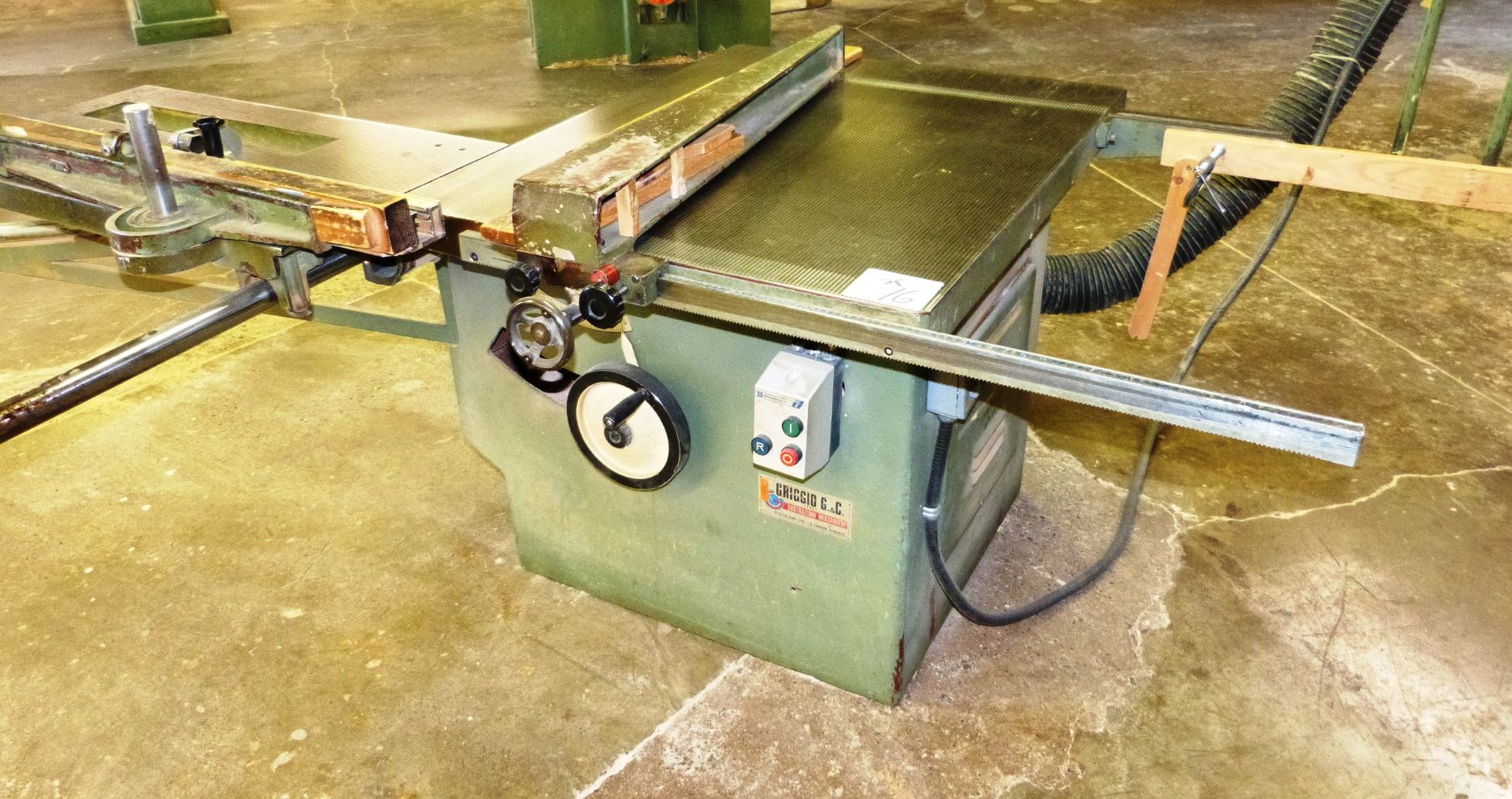 Griggio Sliding Table Saw, Model Super, 12" Blade - Image 3 of 4