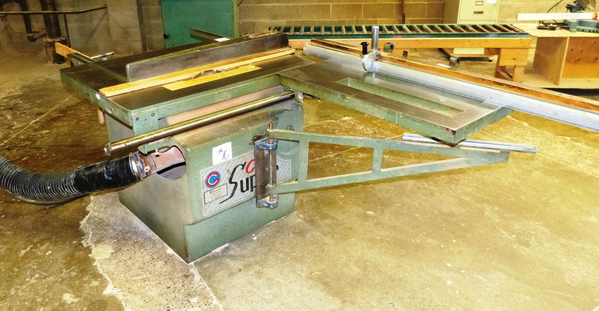 Griggio Sliding Table Saw, Model Super, 12" Blade