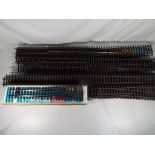 Model Railways - Peco O gauge track, in excess of forty pieces,