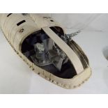 Star Wars - a vintage Star Wars rebel transport ship (unboxed) appears generally in a very good