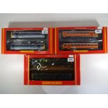 Model Railways - three Hornby OO gauge twin packs comprising #R297 Pacer twin railbus Greater