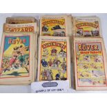 Comics - approx 300 comics from the 1940s includes Adventure,