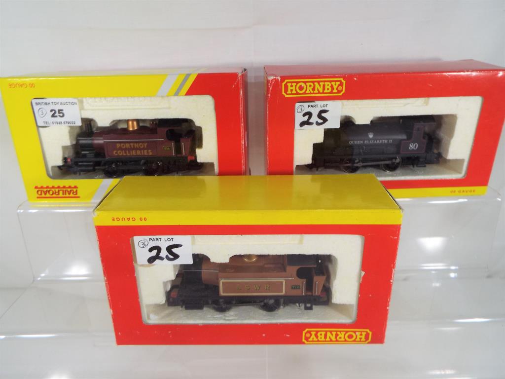 Hornby OO gauge - three model tank locomotives,