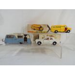 Dinky - A Dinky Toys # 407 Ford Hertz Transit Van in yellow with red interior,