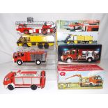 Conrad and Gama - Four diecast vehicles in original boxes, models NM, boxes E.