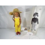 Sasha Doll by Gotz of Germany - a dressed girl named Lilly with accessories, hairnet in plastic bag,