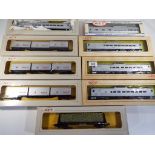 ATT (American Track and Train) Corporation - eight boxes of HO scale model railways locomotives and