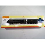 Model railways - a Hornby OO gauge model class A4 locomotive 4-6-2 'Union of South Africa' dcc