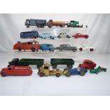 Dinky - Nineteen diecast vehicles in playworn condition,