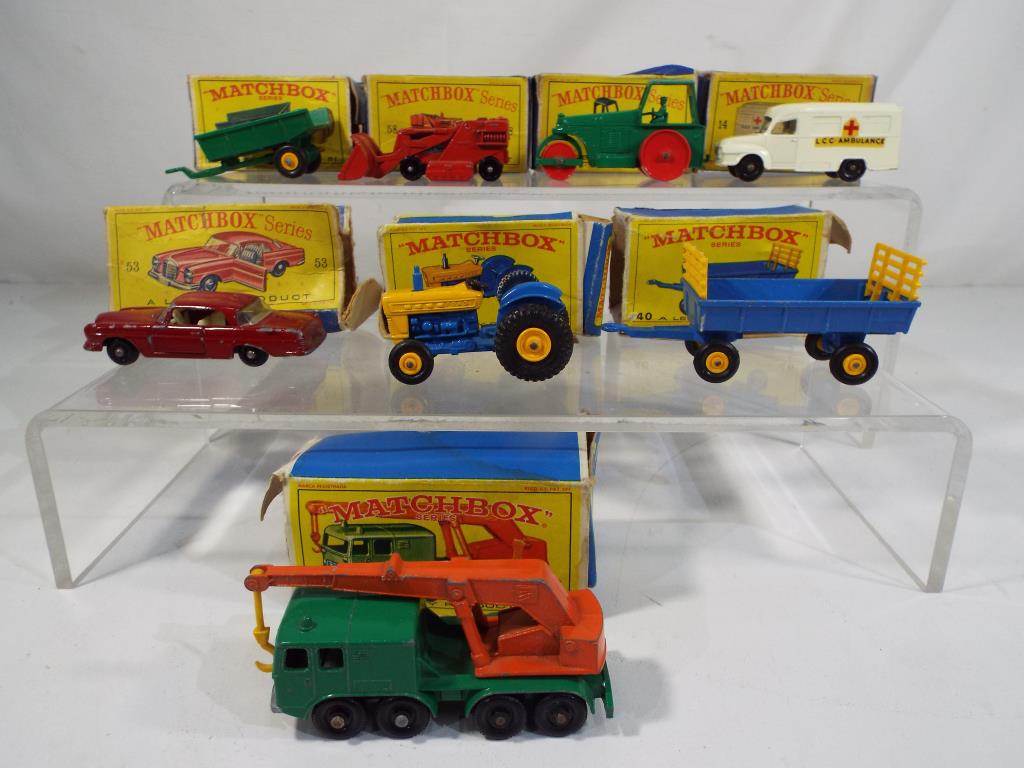 Matchbox - eight diecast vehicles in original boxes,