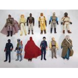 Star Wars - twelve unboxed figures from the 1980s to include Emperors Royal Guard, Klaatu,