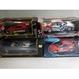 Solido, Jadi and others - - four 1:18 scale diecast models, 1959 Chevrolet Impala, Lotus Elise,