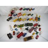Dinky, Corgi, Matchbox and others - in excess of 40 diecast vehicles in playworn condition.