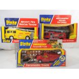 Dinky - Three diecast fire engines in VG to E boxes comprising # 263, # 267 and # 285.