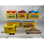 Matchbox - five diecast vehicles in original boxes,