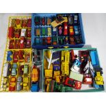 Matchbox - in excess of 60 diecast vehicles to include a Matchbox carry case containing 48 vehicles,