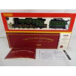 Model Railways - Hornby OO gauge - a gold plated limited edition Flying Scotsman with certificate