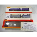 Model railways - a Hornby OO gauge model class A4 locomotive 4-6-2 'Merlin', dcc ready # R2798,