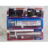 Corgi - four diecast 1:50 scale models, Scania Topline Fridge Trailer # CC 12922,