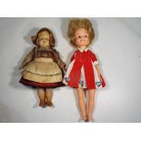 Vintage dolls - a 1960s Penny Brite Doll in original clothing along with Bermann reference #16,