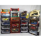 Matchbox, Burago / Bburago and others - Nineteen diecast vehicles in original NM window boxes,