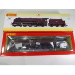 Model railways- a Hornby OO gauge model Princess Coronation class locomotive 4-6-2 'City of