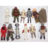 Star Wars - twelve unboxed figures from the 1980s to include D8, Gamorrean Guard, Rancor Keeper,