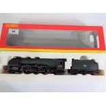 Model railways- a Hornby OO gauge model locomotive 4-6-2 'City of Sheffield', op no 46249 # R2059,