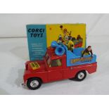 Corgi Toys - Chipperfields Circus Landrover parade vehicle # 487 with clown, chimpanzee,