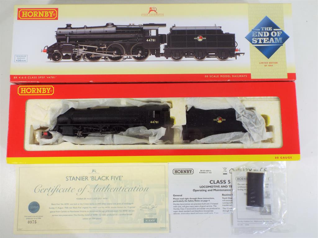 Model Railways - OO gauge Hornby steam locomotive,